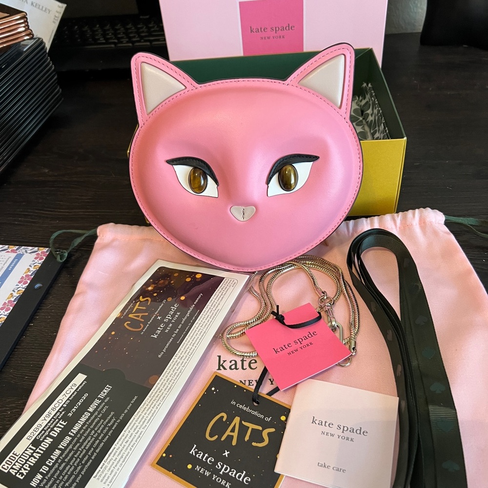 Kate Spade Cats Broadway musical meow bag